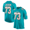 Kdoa M.Dolphins #73 Austin Jackson Player Aqua Home Game Stitched Jerseys