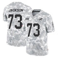 Kdoa M.Dolphins #73 Austin Jackson Player Arctic Camo Salute To Service Limited Game Stitched Jerseys