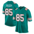 Kdoa M.Dolphins #85 Greg Dulcich Player Aqua Alternate Home Game Stitched Jerseys
