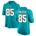 Kdoa M.Dolphins #85 Greg Dulcich Player Aqua Home Game Stitched Jerseys