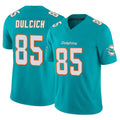 Kdoa M.Dolphins #85 Greg Dulcich Player Aqua Limited Vapor F.U.S.E. Home Game Stitched Jerseys