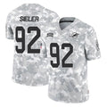 Kdoa M.Dolphins #92 Zach Sieler Player Arctic Camo Salute To Service Limited Game Stitched Jerseys