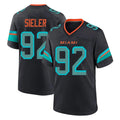 Kdoa M.Dolphins #92 Zach Sieler Player Black Pitch Rivalries Collection Home Game Stitched Jerseys