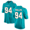 Kdoa M.Dolphins #94 Jordan Phillips Player Aqua Home Game Stitched Jerseys