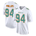 Kdoa M.Dolphins #94 Jordan Phillips Player White Fashion Home Game Stitched Jerseys