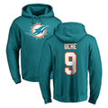 Kdoa M.Dolphins #9 Joshua Uche Player Aqua LOGO Pullover Hoodies Limited Stitched Jerseys