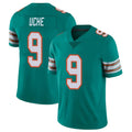 Kdoa M.Dolphins #9 Joshua Uche Player Aqua Limited Alternate Vapor Untouchable Home Game Stitched Jerseys