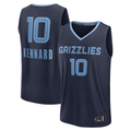 Kdoa M.Grizzlies #10 Luke Kennard Navy Fast Break Replica Player Stitched Jerseys- Icon Edition