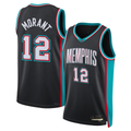 Kdoa M.Grizzlies #12 Ja Morant Black Swingman Stitched Jerseys- Classic Edition