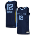 Kdoa M.Grizzlies #12 Ja Morant Navy Authentic Stitched Jerseys- Icon Edition
