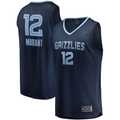 Kdoa M.Grizzlies #12 Ja Morant Navy Fast Break Replica Stitched Jerseys- Icon Edition