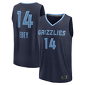 Kdoa M.Grizzlies #14 Zach Edey Navy Draft Fast Break Player Stitched Jerseys- Icon Edition