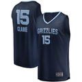 Kdoa M.Grizzlies #15 Brandon Clarke Navy Fast Break Replica Stitched Jerseys- Icon Edition