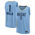 Kdoa M.Grizzlies #1 Scotty Pippen Jr. Light Blue Fast Break Replica Player Stitched Jerseys- Statement Edition