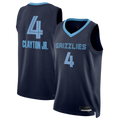 Kdoa M.Grizzlies #4 Walter Clayton Jr. Navy Swingman Stitched Jerseys- Icon Edition