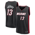 Kdoa M.Heat #13 Bam Adebayo Black Fast Break Replica Jerseys - Icon Edition