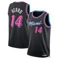 Kdoa M.Heat #14 Tyler Herro Black 2025-2026 Swingman Jerseys - City Edition