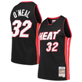 Kdoa M.Heat #32 Shaquille O'Neal Mitchell & Ness Black Hardwood Classics Swingman Jerseys