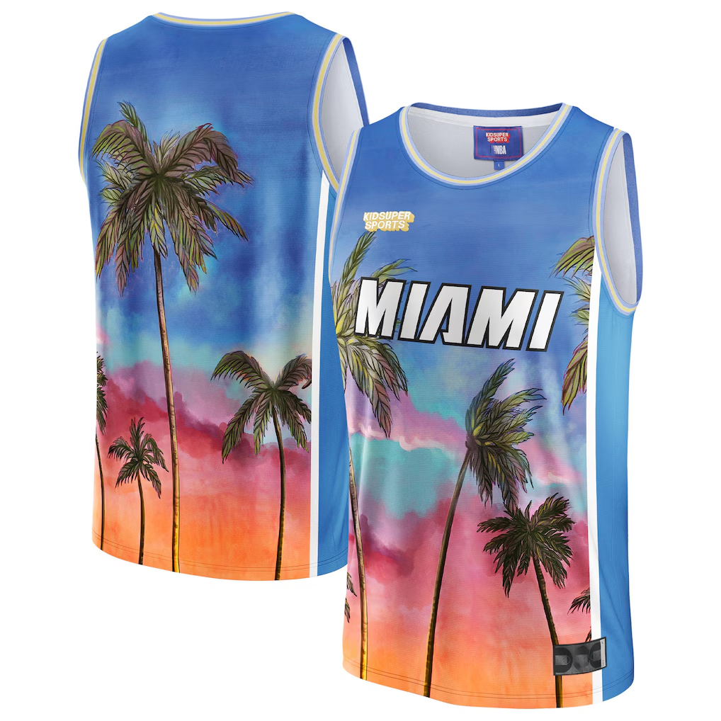 Kdoa M.Heat & KidSuper Studios by Blue Hometown Jerseys