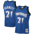 Kdoa M.Timberwolves #21 Kevin Garnett Mitchell & Ness Blue Big & Tall 2003-2004 Hardwood Classics Swingman Stitched Jerseys