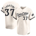 Kdoa M.Twins #37 Victor Caratini Player Cream Home Limited Stitched Jerseys