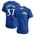 Kdoa M.Twins #37 Victor Caratini Player Royal City Connect Limited Elite Home Stitched Jerseys