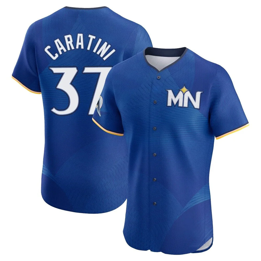 Kdoa M.Twins #37 Victor Caratini Player Royal City Connect Limited Elite Home Stitched Jerseys