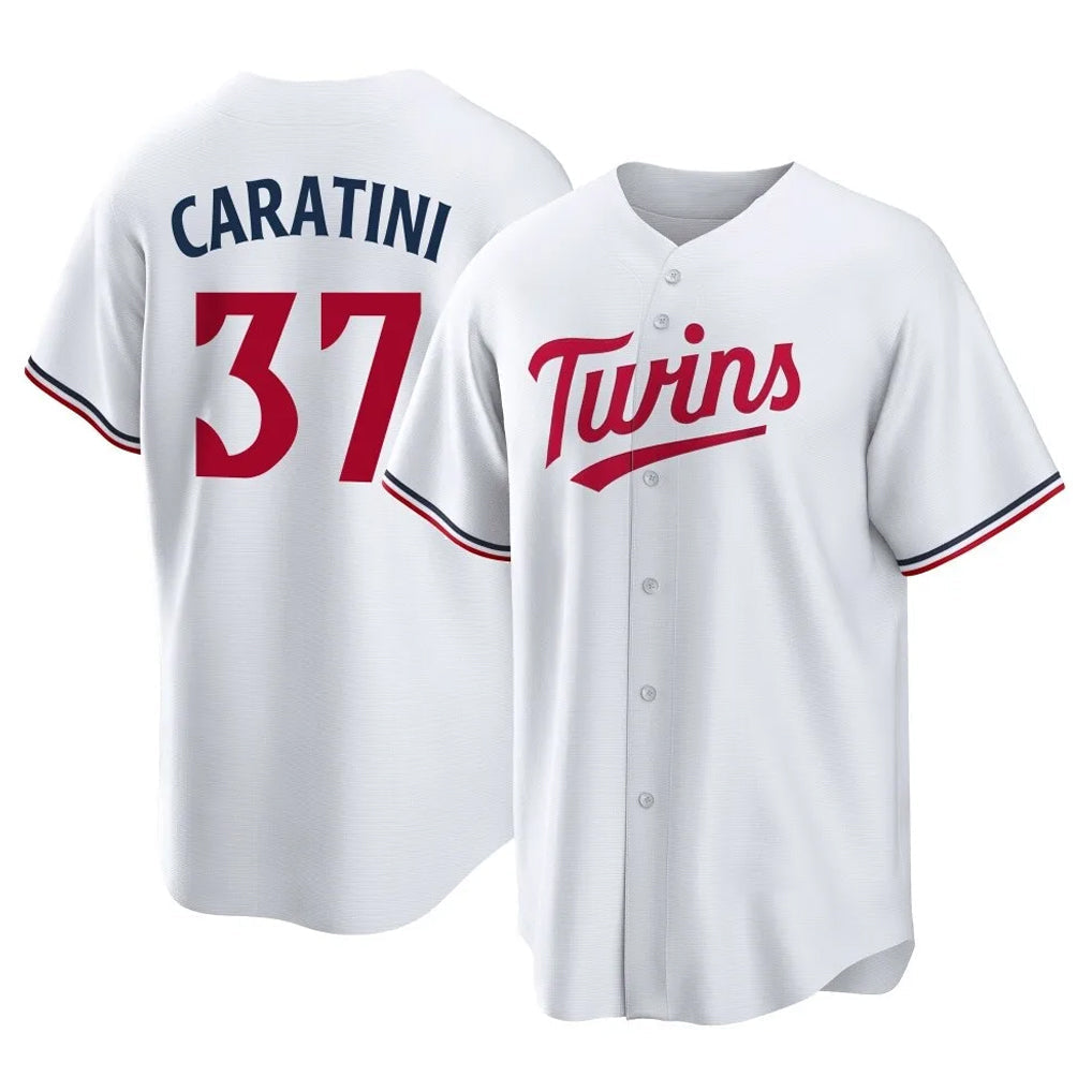 Kdoa M.Twins #37 Victor Caratini Player White Home Game Stitched Jerseys