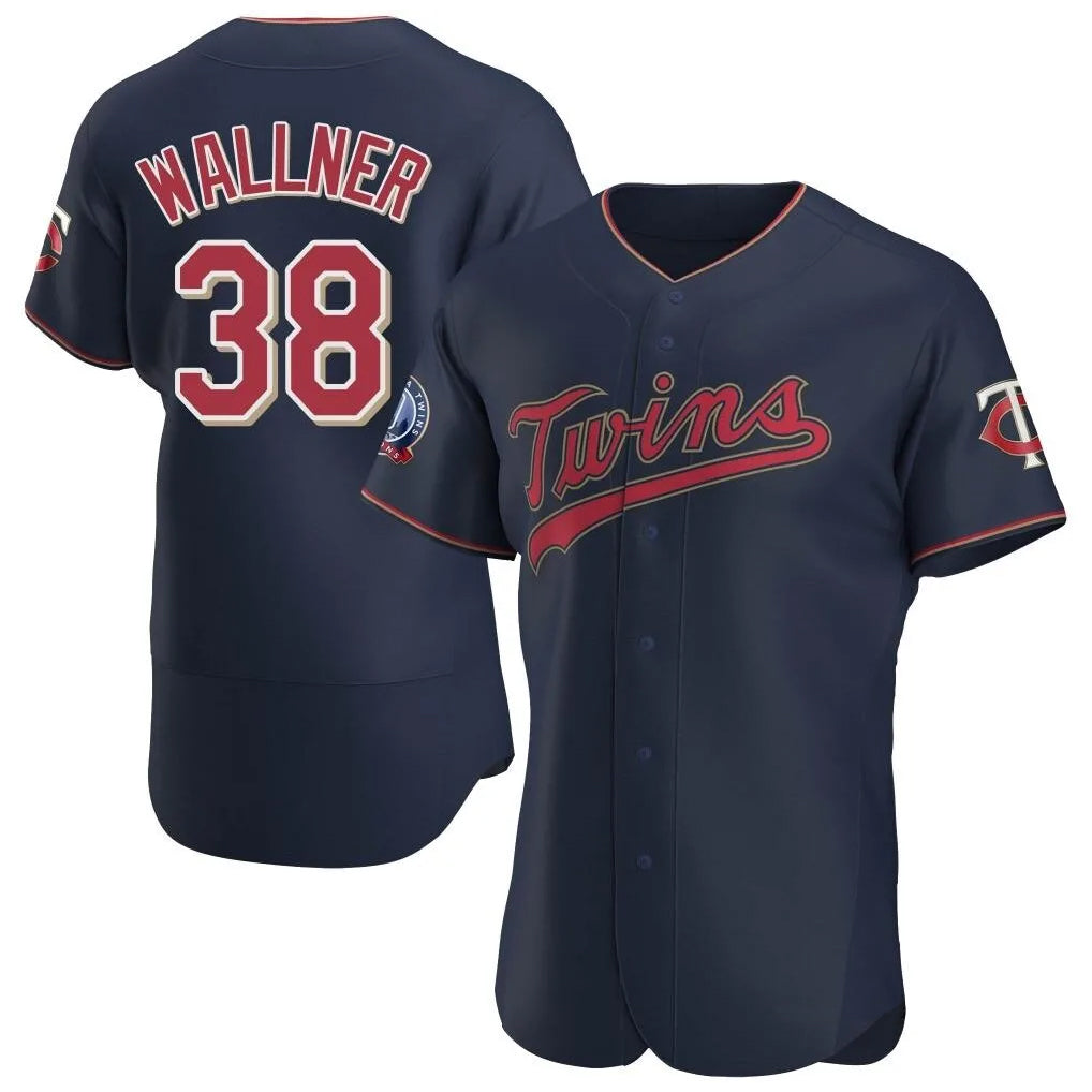 Kdoa M.Twins #38 Matt Wallner Player Navy 60th Home Limited Elite Stitched Jerseys