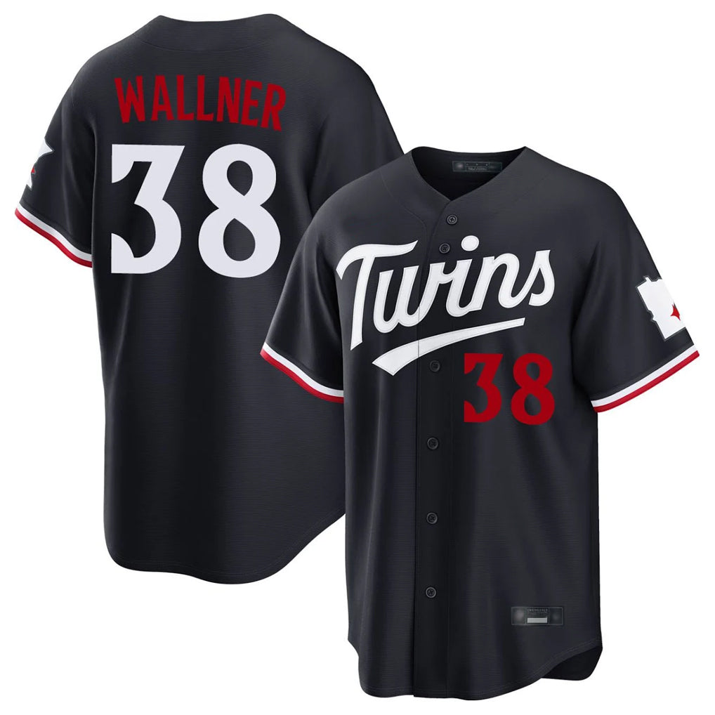 Kdoa M.Twins #38 Matt Wallner Player Navy Home Game Stitched Jerseys