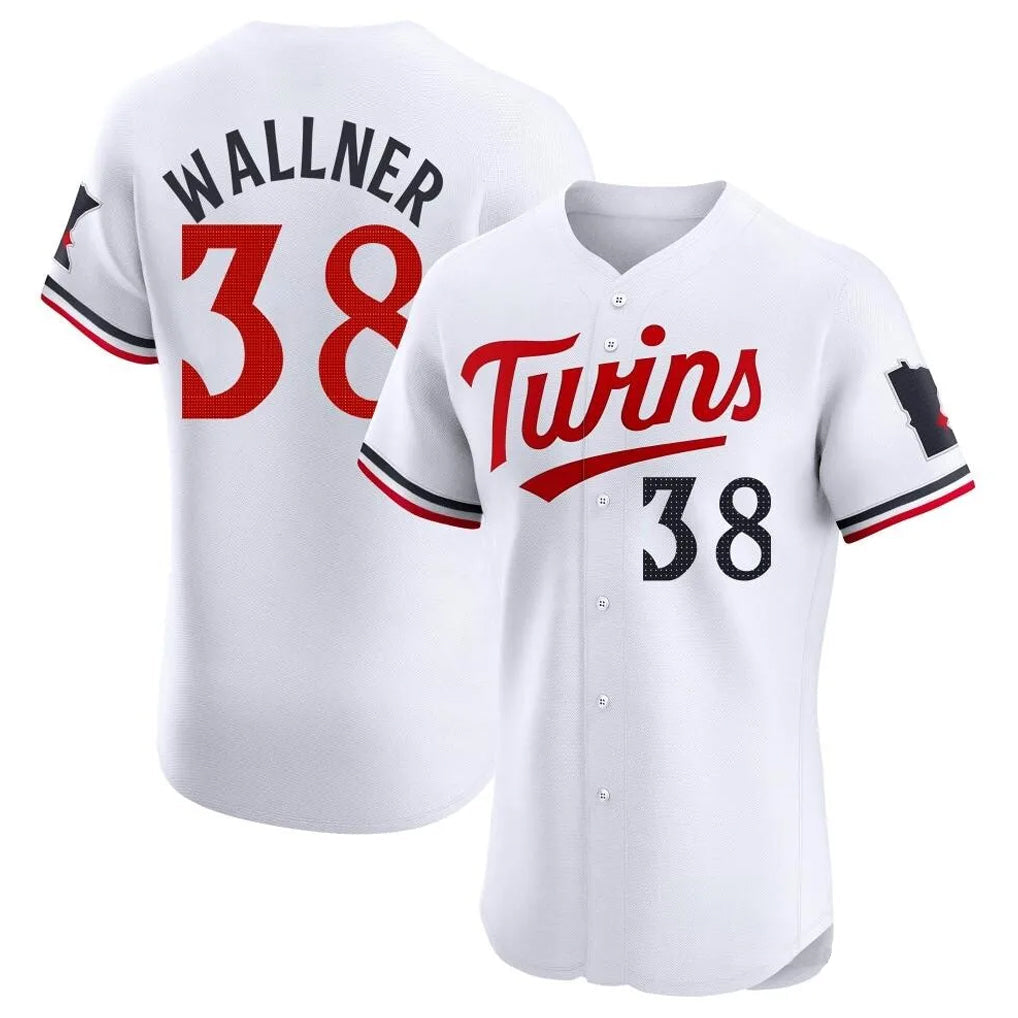 Kdoa M.Twins #38 Matt Wallner Player White Home Limited Elite Stitched Jerseys