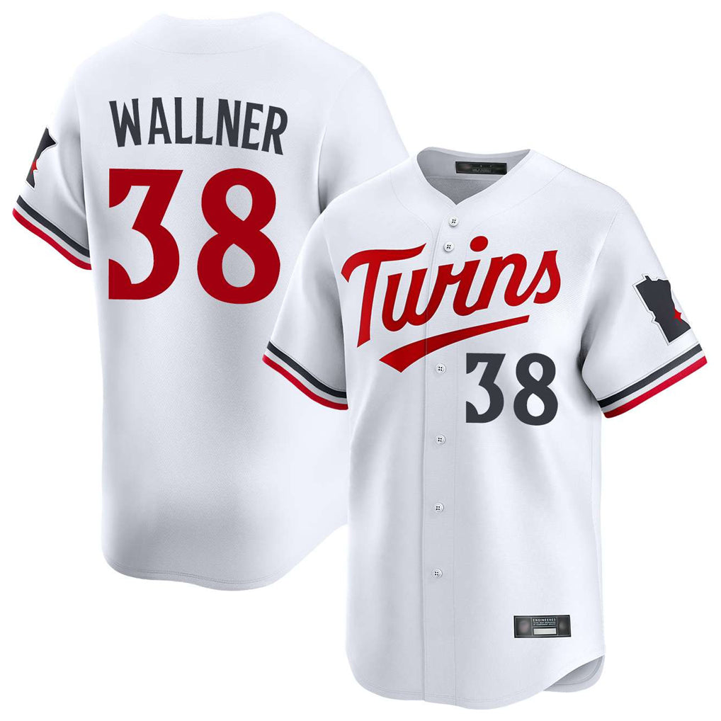 Kdoa M.Twins #38 Matt Wallner Player White Home Limited Stitched Jerseys
