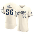 Kdoa M.Twins #56 Josh Bell Player Cream Home Limited Elite Stitched Jerseys