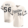 Kdoa M.Twins #56 Josh Bell Player Cream Home Limited Stitched Jerseys