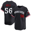Kdoa M.Twins #56 Josh Bell Player Navy Home Limited Stitched Jerseys