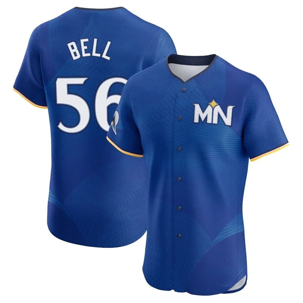Kdoa M.Twins #56 Josh Bell Player Royal City Connect Limited Elite Home Stitched Jerseys