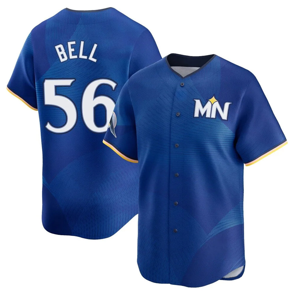 Kdoa M.Twins #56 Josh Bell Player Royal City Connect Limited Home Stitched Jerseys