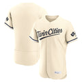 Kdoa Minnesota Twins Blank Player Cream Home Limited Elite Stitched Jerseys