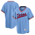 Kdoa Minnesota Twins Blank Player Light Blue Road Cooperstown Collection T-shirt Stitched Jerseys