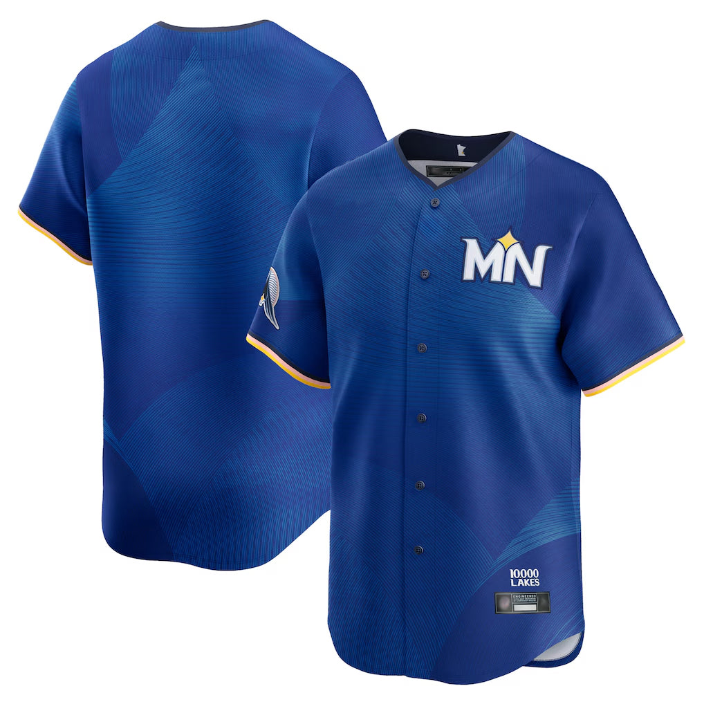 Kdoa Minnesota Twins Blank Player Royal City Connect Limited Home Stitched Jerseys