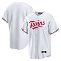 Kdoa Minnesota Twins Blank Player White Home Game Stitched Jerseys