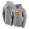 Kdoa MN.Vikings Gray LOGO Pullover Hoodies Blank Player Home Game Stitched Jerseys