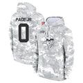 Kdoa MN.Vikings #0 Ivan Pace Jr. Player Arctic Camo Salute to Service Pullover Hoodies Limited Game Stitched Jerseys