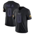 Kdoa MN.Vikings #0 Ivan Pace Jr. Player Black Impact LImited Home Game Stitched Jerseys