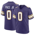 Kdoa MN.Vikings #0 Ivan Pace Jr. Player Purple Classic Home Game Stitched Jerseys