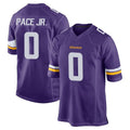 Kdoa MN.Vikings #0 Ivan Pace Jr. Player Purple Home Game Stitched Jerseys