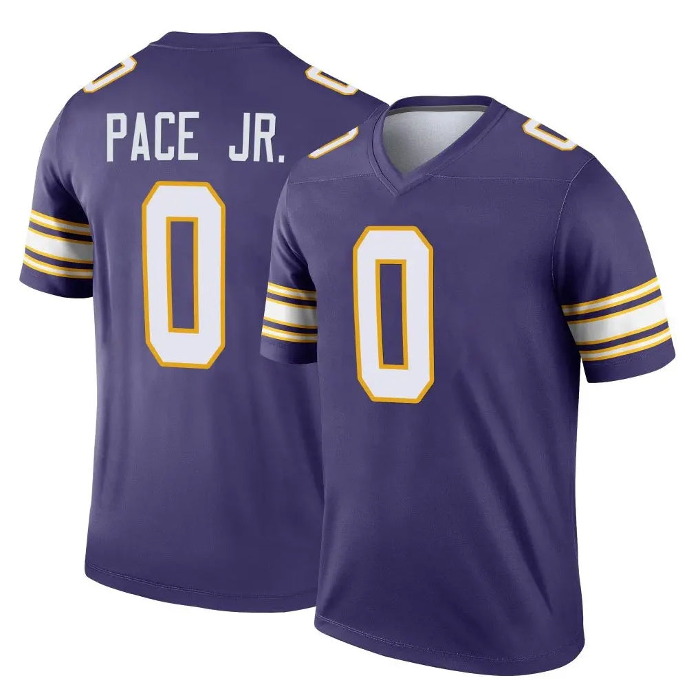 Kdoa MN.Vikings #0 Ivan Pace Jr. Player Purple Limited Classic Home Game Stitched Jerseys