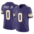 Kdoa MN.Vikings #0 Ivan Pace Jr. Player Purple Limited Classic Vapor F.U.S.E. Home Game Stitched Jerseys