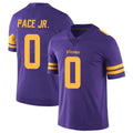 Kdoa MN.Vikings #0 Ivan Pace Jr. Player Purple Limited Color Rush Home Game Stitched Jerseys