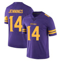 Kdoa MN.Vikings #14 Jauan Jennings Player Purple Limited Color Rush Home Game Stitched Jerseys